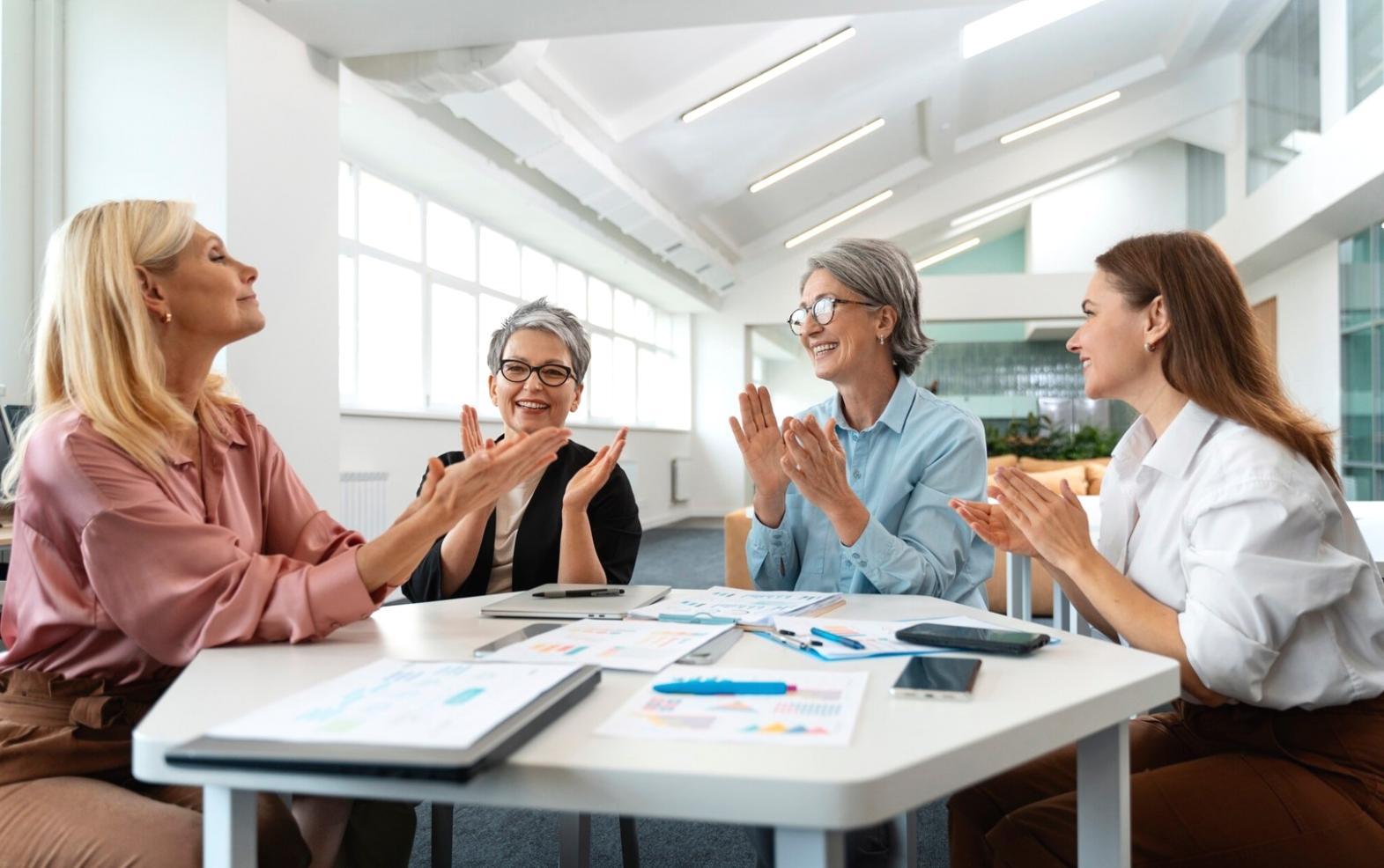Students working together on programming projects